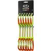Climbing Technology 2E688FAA0BCTXXP Nimble Fixbar Set DY Rinvio, Confezione da 6 Pezzi, Verde/Arancione