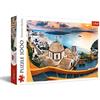 Trefl - Puzzle di Santorini da favola - 1000 Elementi, Grecia, isola, vista isola, edifici greci, mare, puzzle fai da te, intrattenimento creativo, regalo, puzzle classici