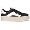 BUFFALO Cajo Sneaker In Ecopelle Con Platform Nero Bianco - Donna - Nero Bianco