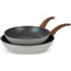 Tognana Set 2 padelle 24 e 28 cm Pepper Bamboo ghiaccio