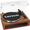 LENCO LS-430BN BASE IN LEGNO CON SIMILPELLE MOD. LS430BN EAN 8711902069638