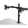 StarTech.com Staffa per due monitor con montaggio su scrivania - Design a barre