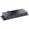 StarTech.com Hub USB 3.0 Industriale a 4 Porte - Multipresa USB Alimentata, ESD