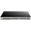 D-link switch semigestionabile 48 gigabit poe 370w + 4 porte combinate giga