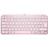 Logitech MX Keys Mini tastiera RF senza fili + Bluetooth QWERTY Nordic Rosa