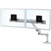 Ergotron LX Series Desk Dual Direct Arm 63,5 cm [25] Libera installazione Bianco