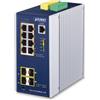 Planet IP30 Industrial L2+/L4 8-Port