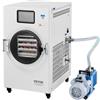 VEVOR Macchina Liofilizzazione Sottovuoto per Alimenti, Liofilizzatore Alimentare per Casa 1550W con Vassoio 200 x 425 mm a 4 Strati Timer Regolabile per Frutta, Verdura, Carne, Bianco
