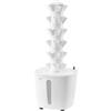 VEVOR Sistema di Coltivazione Idroponica, 30 Baccelli Verticali a 6 Livelli, Torre Idroponica Mobile con Pompa dell'Acqua e Timer, Germinazione Interno, per Erbe Aromatiche Frutta Verdura