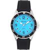 Ravel - Orologio Sportivo da Uomo con Cinturino in Silicone e Ghiera Nera su Cassa Color Argento - Analogico al Quarzo - RS002.06 - Nero/Quadrante Blu