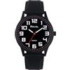 Ravel - Orologio da Uomo con Cassa Nera, Cinturino Sportivo in Silicone e Indici Delle ore Evidenziati - Analogico al Quarzo - RS003.03 - Nero
