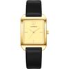Timever Orologio da Donna Elegante Rettangolare al Quarzo Analogico - Quadrante Minimalista con 3 Lancette - Cinturino in Pelle - Resistente all'Acqua 3 ATM - Regalo Donna