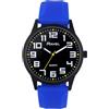 Ravel - Orologio da Uomo con Cassa Nera, Cinturino Sportivo in Silicone e Indici Delle ore Evidenziati - Analogico al Quarzo - RS003.06 - Blu