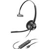 Hp Cuffia Hp Poly EncorePro 310 760Q8AA Monofonico A Padiglione Usb-c per ufficio con microfono Nero [760Q8AA]
