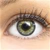 GLAMLENS Lenti a contatto colorate grigio Fresh Gray- mensili - con porta lenti a contatto -grigie naturali in silicone idrogel - 2 pezzi - DIA 14.5 - senza correzione 0.00 diottrie lente a contatto