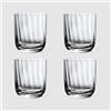 VILLEROY & BOCH Rose Garden Bicchiere da Acqua Set 4 Pezzi 250ml Cristallo Ottico