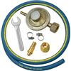 Lemag srl Kit Regolatore Gas GPL 30 mbar - Completo con Tubo da 2m, Fascette, Chiave Gas e Raccordo W20x1/4" - per Uso Domestico e Campeggio (REGOLATORE Gas TARATURA VARIABILE)