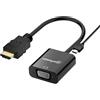 Non applicabile Adattatore/connettore - Video - Cavo Convertitore Hdmi A Vga Con Microusb 30c...