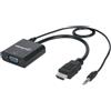 Non applicabile Adattatore/connettore - Video - Cavo Convertitore Da Hdmi A Vga Con Audio E M...