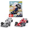 Dickie Toys Macchina da corsa formula Racer 14 cm, scala 1:32, 3 modelli disponibili: argento, blu o rosso (203341035)