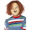 Smiffys Maschera in latex Chucky, Marrone, parte superiore completa