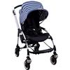 JYOKO KIDS Cappottina per passeggino e passeggino compatibile con Bugaboo Bee 3, Bee plus, Bee 5 realizzata in tessuto di cotone elastico, morbido e traspirante (Sailor Stripes)
