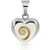 Planetys - Ciondolo Cuore Occhio di Santa Lucia Argento Sterling 925