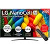 LG NanoCell AI 65NANO81A6A TV Serie NANO81 65'' 4K, α7 Gen8, HDR10, 20W, 3 HDMI con Game Optimizer, Smart TV WebOS 25