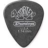 Dunlop Plettri Tortex, Nero, 1.14 mm, Standard, Pacco da 12 Pezzi