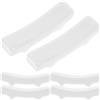 PRETYZOOM Set 6 Porta Bacchette in Ceramica Bianco Poggia Forchetta E Cucchiaio Elegante per Cucina E Ristorante Accessorio Tavola Multifunzionale Anti Sporco E Rotolamento Dimensioni Compatte