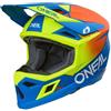 Oneal Casco Moto Cross Enduro O'NEAL 3SRS SOLID Blu Arancio Giallo