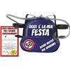 Bombo Casco portalattine per la festa di compleanno dei 50 anni