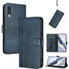 FCAXTIC Cover per Samsung Galaxy A50 / Galaxy A30S / Galaxy A50S, Antiurto Custodia in PU Pelle Portafoglio con Slot per Carte, Magnetica Portafoglio Cover per Galaxy A50 / A30S / A50S, Blu