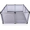 Fresh Baby Star Ibaby Box Bambini Pieghevole, Lettino Neonato da Viaggio Morbido, Lettino da Campeggio per Bambini Anti Scivolo, Lettino Neonato Portatile Sicuro e Antiribaltamento, Facile da Piegare/Assemblare