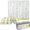 Chicco Tappeto Gioco Bambini 2in1, Extra Large 200x180 cm, Spessore 1.3 cm, Extra Soffice, Double Face, con Animali e Paesaggio, Tappeto Gioco Neonato, Giochi Neonato, Morbido e Pieghevole, 0+ Mesi