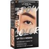 L'Oréal Paris Colorazione Semipermanente per Sopracciglia, Risultati Visibili in 5 minuti, Dura Fino a 5 Settimane, Senza Ammoniaca, Brow Color, Tonalità: 3.0 Castano Scuro