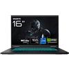Gigabyte GAMING A16 Laptop - 16,0", 165Hz WQXGA, Intel Core i7-13620H, GPU RTX 5060, 16GB DDR5, 1 x SSD Gen4 da 1TB, DOS, Garanzia di 2 anni, Dolby Atmos, GAMING A16 CVHI3IT894SD.