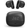 JAZ Orion - Cuffie Auricolari Semi In-Ear True Wireless Stereo, Ultra Compatti, Custodia di Ricarica, Microfono Integrato, Controlli Touch, per Smartphone, Tablet, Laptop, 20 Ore, Nero