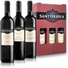 Sant'Orsola Casa Sant'Orsola - Vino Rosso Confezione Regalo, Chianti D.O.C.G., Montepulciano D.O.C., Nero d'Avola D.O.C., Gusto Secco e Intenso, 3x750 ml