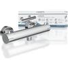 SCHÜTTE 52465 LONDON Miscelatore Termostatico per Doccia, Rubinetti per Doccia, Doccino, Miscelatore con Protezione Antiscottatura a 38℃, Rubinetto Doccia in Cromo