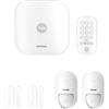 Yale Starter+ Kit Allarme Smart AL-SK2-1A-EU, kit da 6 pezzi, Attivazione/disattivazione, Controllo 4 aree di sicurezza, Avvisi in tempo reale, Copertura 1 km, Controllo tramite App Yale Home