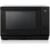 Panasonic NN-DS59NMETG Forno Microonde Combinato e Grill 4 in 1, Flatbed, 27 Litri, 1000W, Cottura a Due Livelli, Sensore Genius, 32 Programmi Automatici, Vassoio Grill, Pulizia Facile, Nero