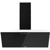 Cecotec Cappa Aspirante Inclinata 90 cm Flux DT 906500 Glass Black A. 165W Su 3 Livelli, Finitura Frontale In Vetro Nero, Aspirazione 650M3/H, Touch Control, Booster, Luce, Filtro Carbone