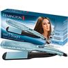 Remington Piastra per Capelli - Uso da bagnato e asciutto - Per asciugare e lisciare i capelli, ingredienti microattivi anticrespo, display LCD, 140-230°C, Wet2Straightpiastra per capelli S7350
