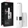 Braun Face, Rasoio Elettrico Donna Per Viso, Rifinitore Di Precisione, Adatto Anche Per La Zona Bikini, Idea Regalo, FS1000 Bianco