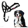 Company of Animals HALTI - Collare a cavezza Per impedire che il cane tiri il guinzaglio, regolabile, leggero, con fascia per il muso imbottita, collareanti-trazione per l'addestramento di cani grandi (Taglia 4, Nero)