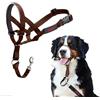 Company of Animals HALTI - Cavezza per impedire al cane di tirare al guinzaglio, regolabile, riflettente e leggera, con nasello imbottito, collare anti-tiro, per addestramento cani grandi (Taglia 4, noce scuro)