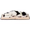 Ferplast Cuccia Cane Cuscino Cane Cane Taglia Media Double Face Tessuto Antigraffio ed Impermeabile, Caldo Micropile Materassino Cane Lavabile in Lavatrice a 30° 83 x 50 x 3,5 cm.Marrone