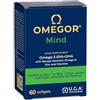 Omegor Mind Omega 3 e 6 con Bacopa Monnieri - Integratore Memoria e Concentrazione - Con Zinco, Vitamine per Favorire le Funzioni Cognitive - Per Adulti e Bambini (60 Capsule)
