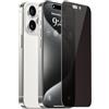 elago Privacy Glass+ Pellicola Protettiva Compatibile con iPhone 15 Pro - Proteggi la Privacy, Durezza della Superficie 9H, Infrangibile, Protezione dai Graffi